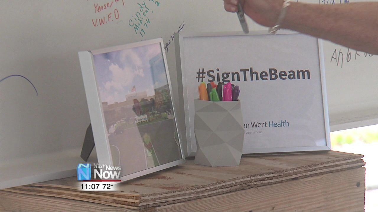 Van Wert Health encourages community to sign beam for expansion 1.jpg